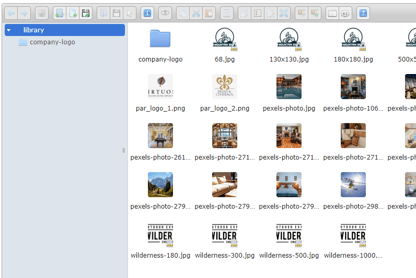 Select a file from File Manager