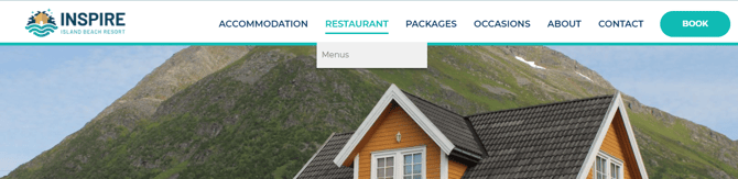 A Child page on the front end