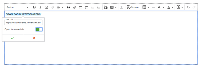 Add in a URL to link to the PDF in File Manager