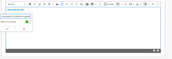 Add a hyperlink to text