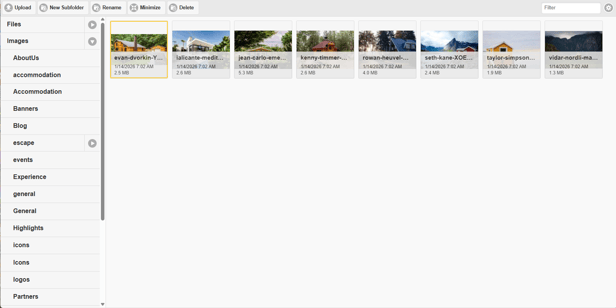 Minimised view within File Manager