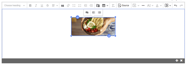 Resize your image to best fit the page.