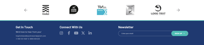 Partnership Logo module displaying on the front end